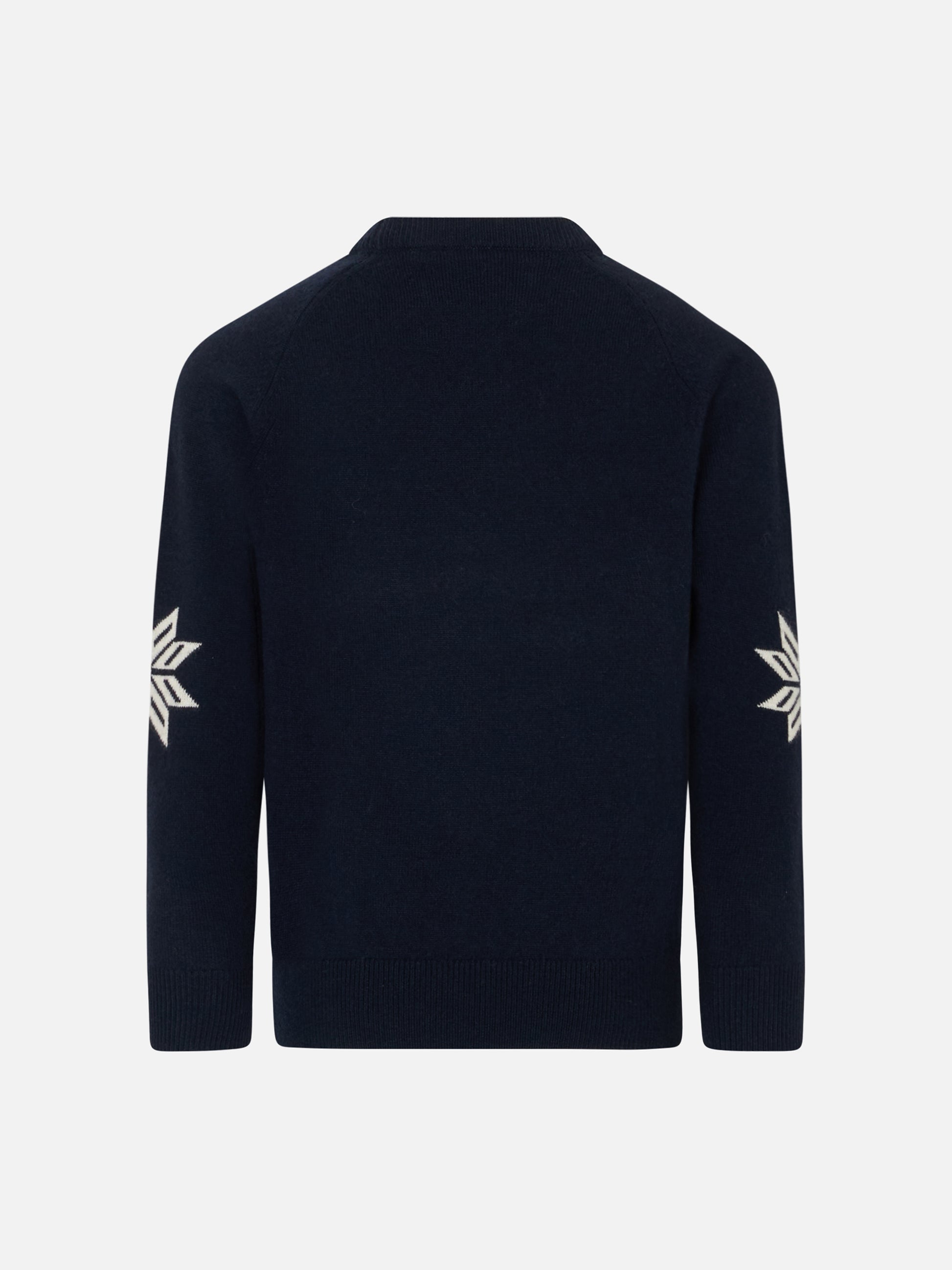 Boy crewneck sweater with St. Barth Ski Club print - MC2 Saint Barth