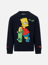 Boy crewneck sweater with Bart Simpson print |THE SIMPSON SPECIAL EDITION