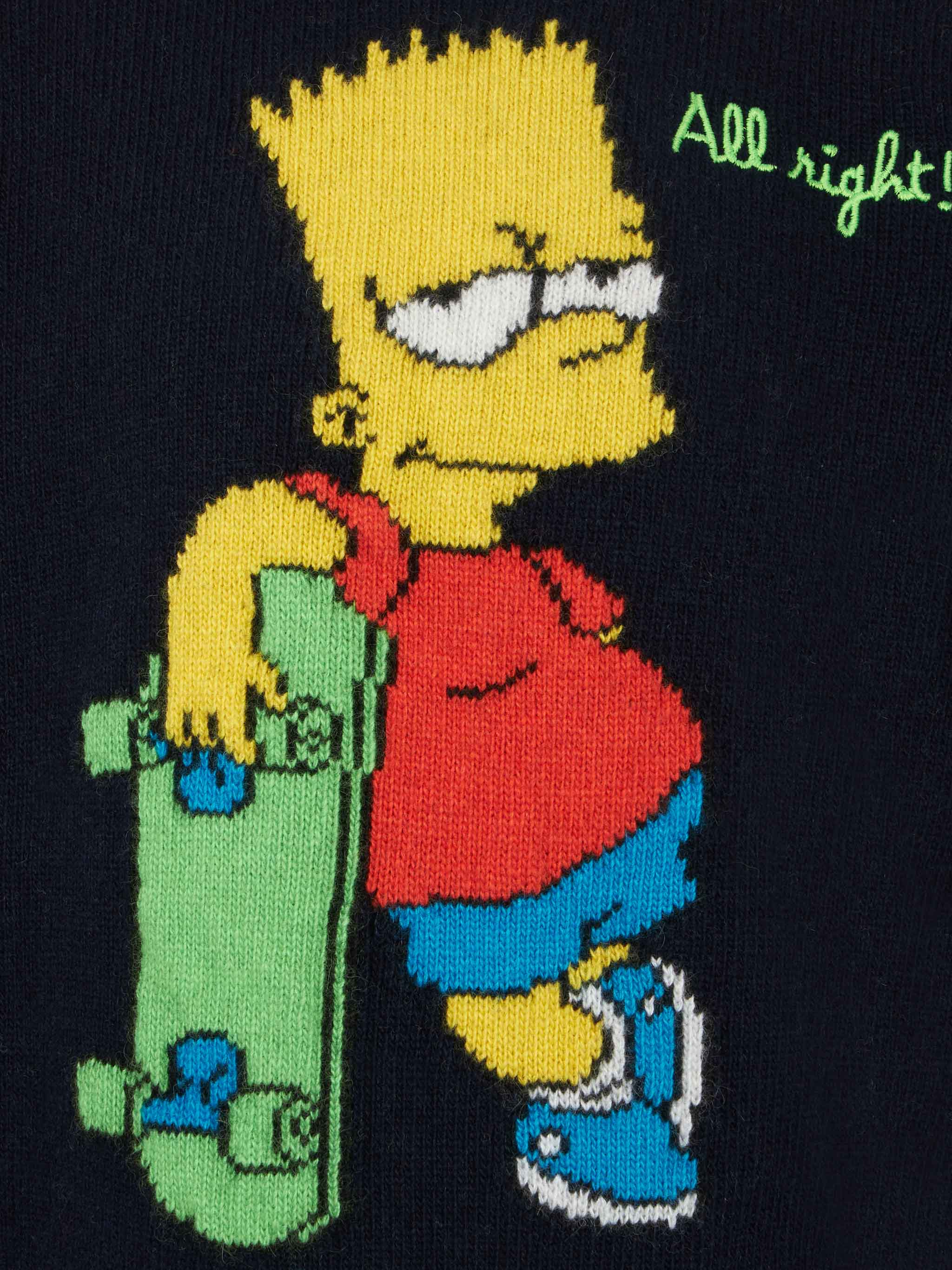 Maglione Natalizio Uomo The Simpsons: Homer Simpson, Girocollo, Taglie S-XL, Ufficiale