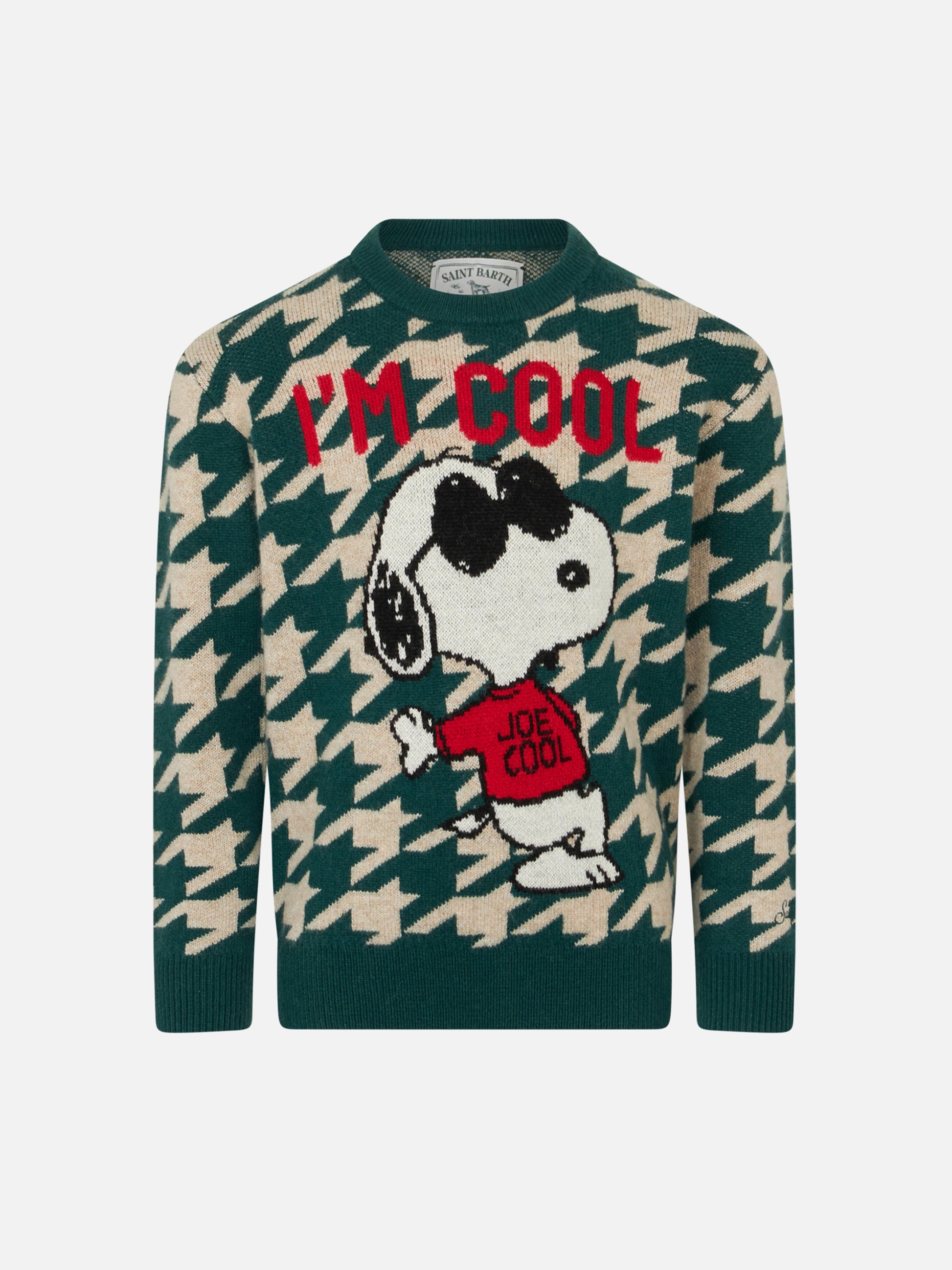 Boy crewneck sweater with Snoopy jacquard | SNOOPY - PEANUTS™ SPECIAL EDITION - MC2 Saint Barth