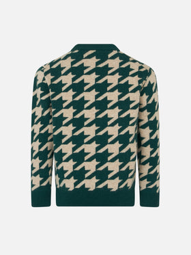 Boy crewneck sweater with Snoopy jacquard | SNOOPY - PEANUTS™ SPECIAL EDITION - MC2 Saint Barth