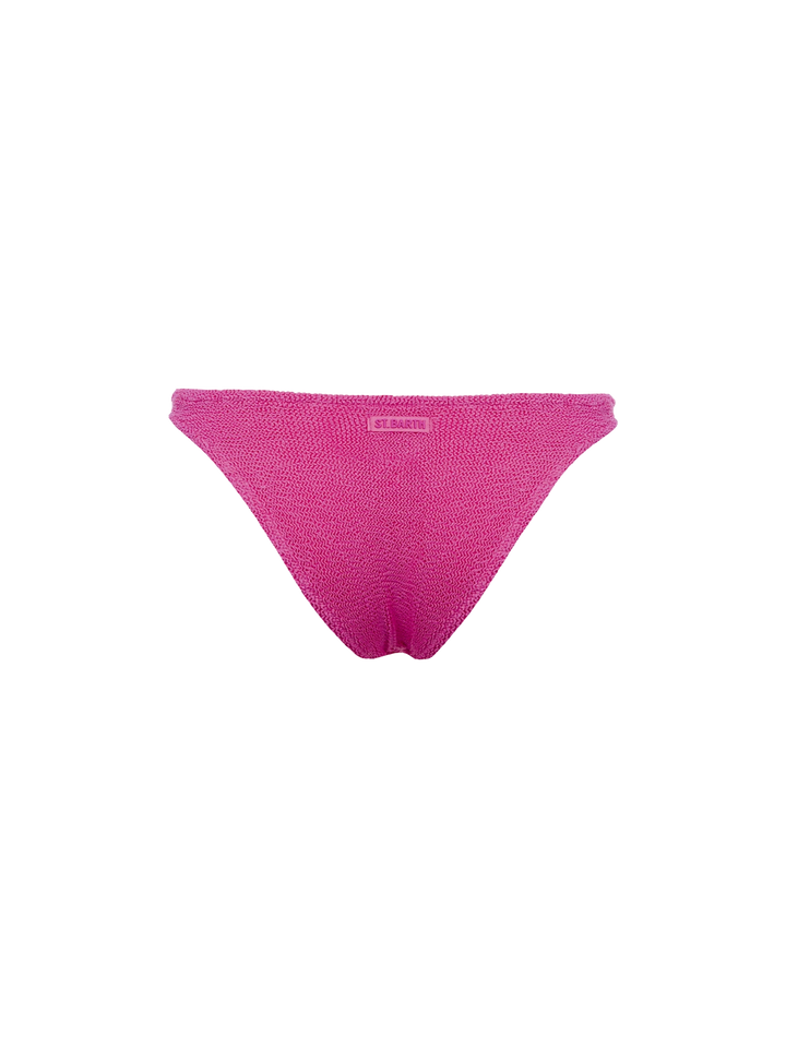 Elise classic pink crinkle swim briefs - MC2 Saint Barth