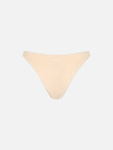 Slip da bagno da donna classico beige crinkle Elise