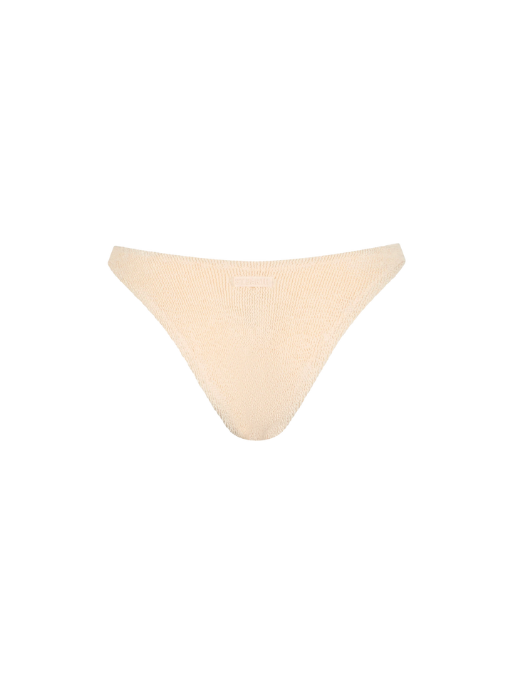 Woman beige classic crinkle swim briefs Elise - MC2 Saint Barth