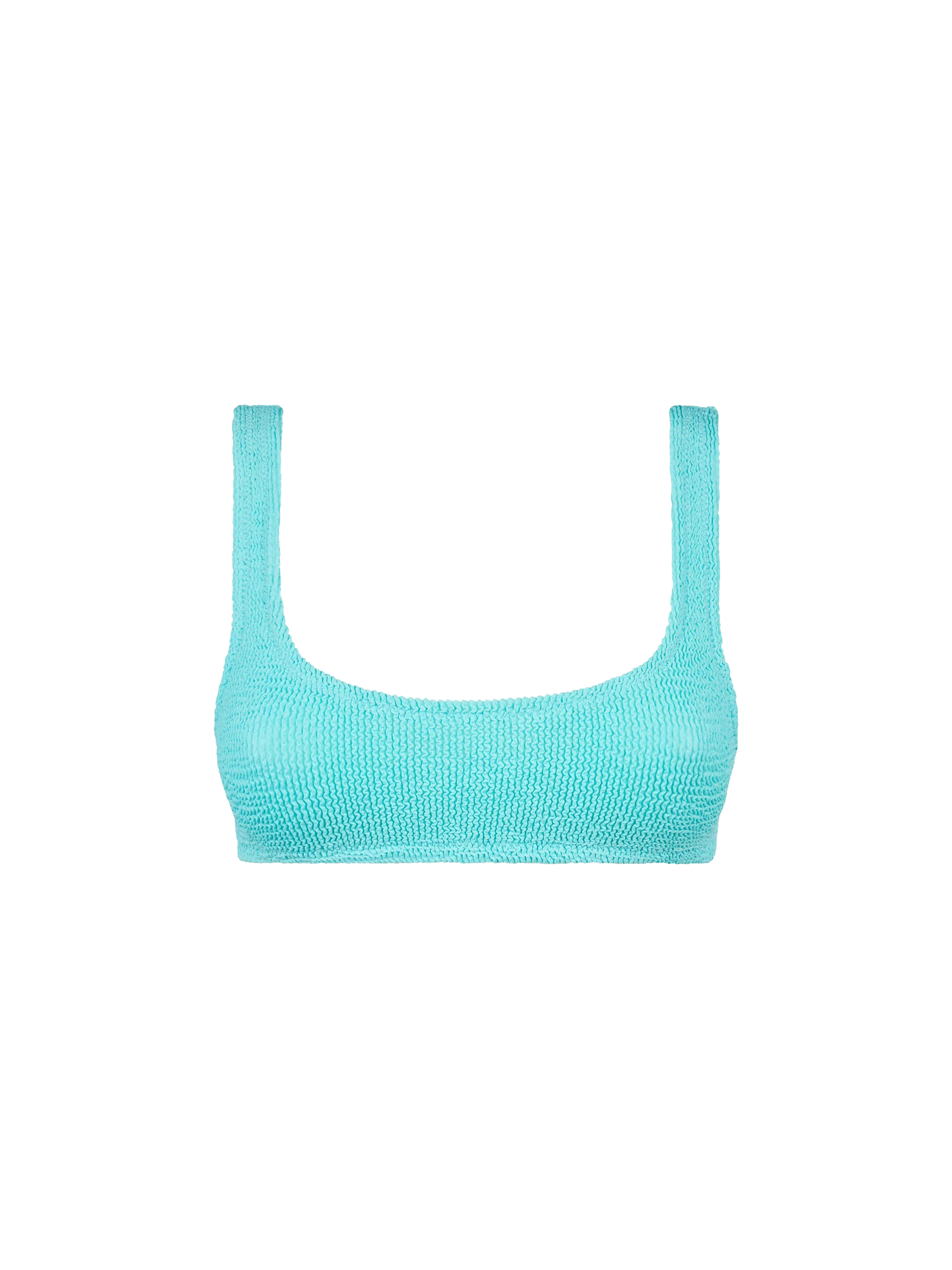 Woman water green crinkle bralette swimsuit - MC2 Saint Barth