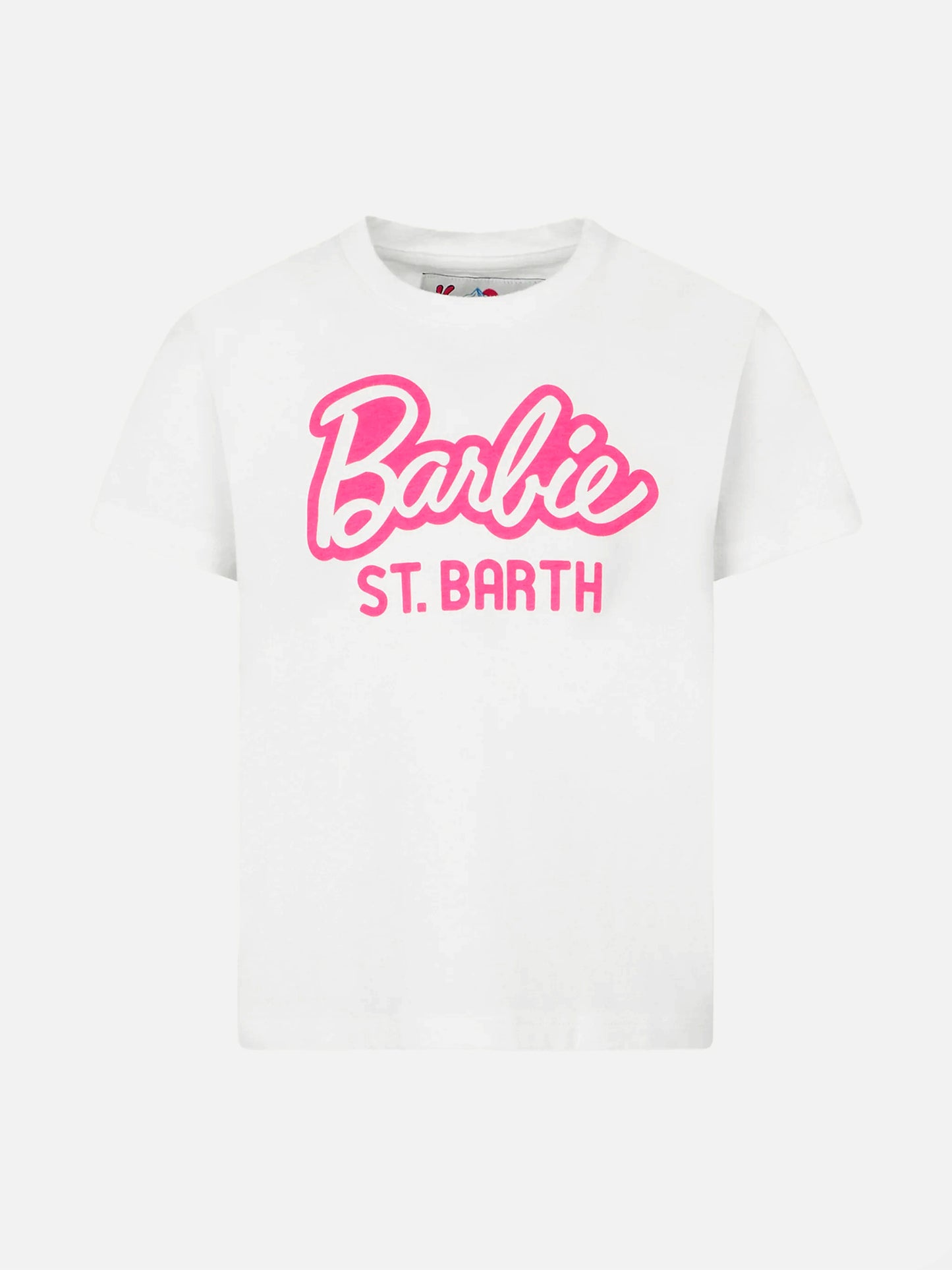 T-shirt da bambina in cotone pesante con stampa Barbie St. Barth | EDIZIONE SPECIALE BARBIE
