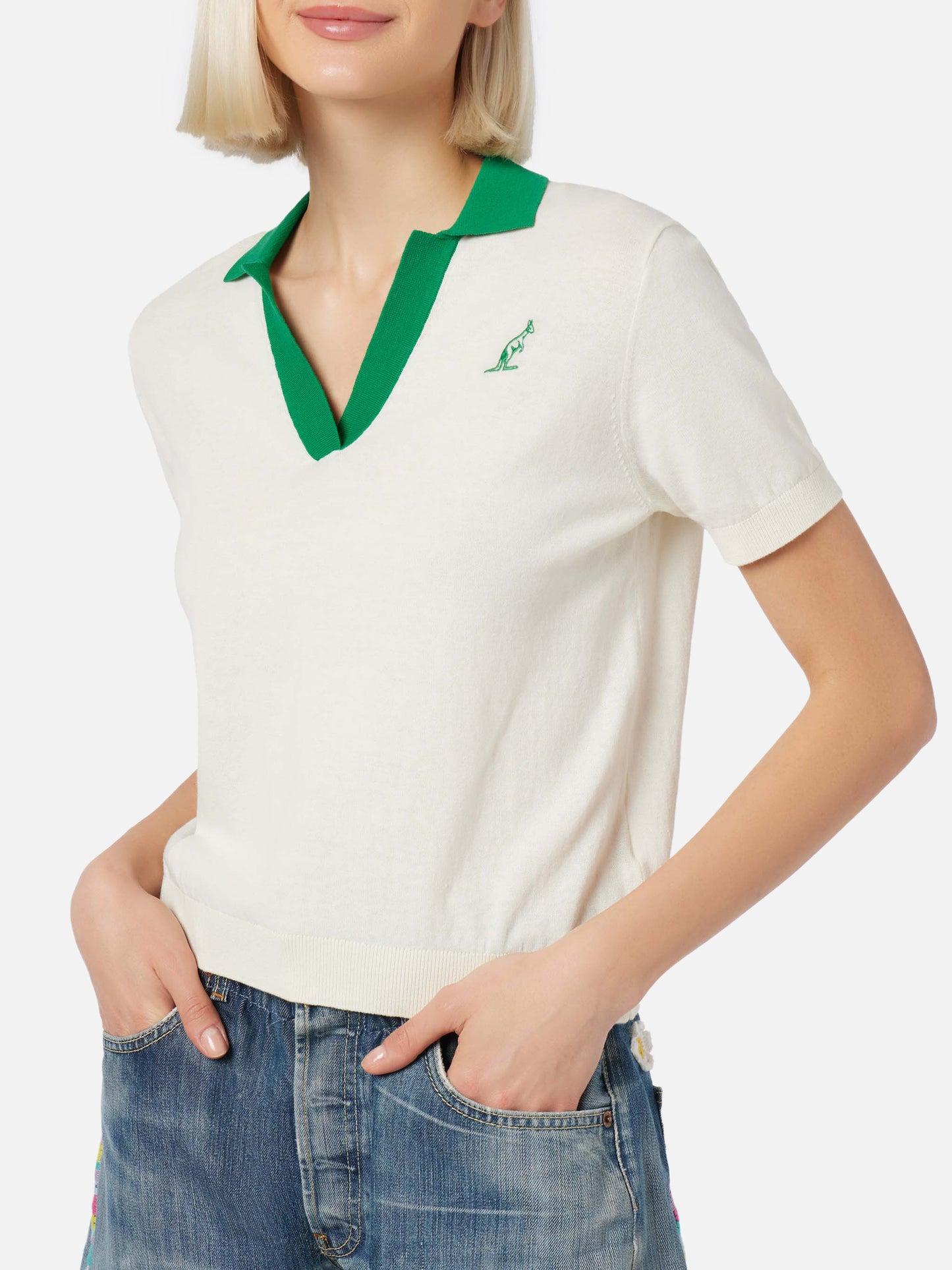 Polo Evonne in maglia di cotone con ricamo Australian | AUSTRALIAN BRAND SPECIAL EDITION