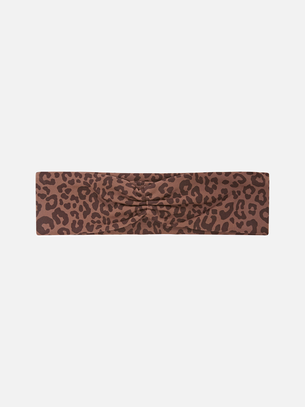 Studio headband with leopard print