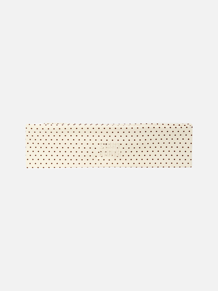 Bandeau Studio à imprimé micro pois 