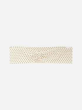 Studio-Haarband mit Mikro-Polka-Dot-Print 