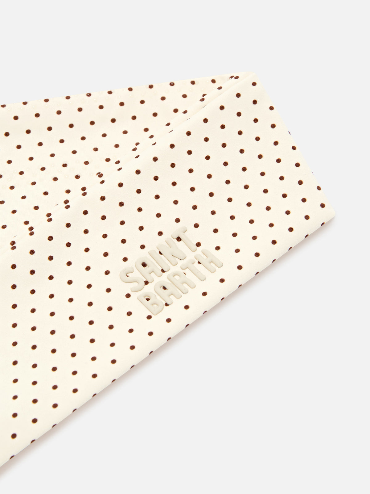 Studio-Haarband mit Mikro-Polka-Dot-Print 