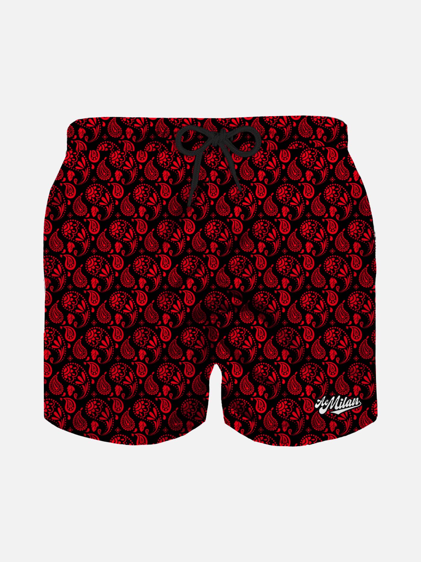 Boy light fabric swim shorts with Milan paisley print | MILAN SPECIAL EDITION - MC2 Saint Barth