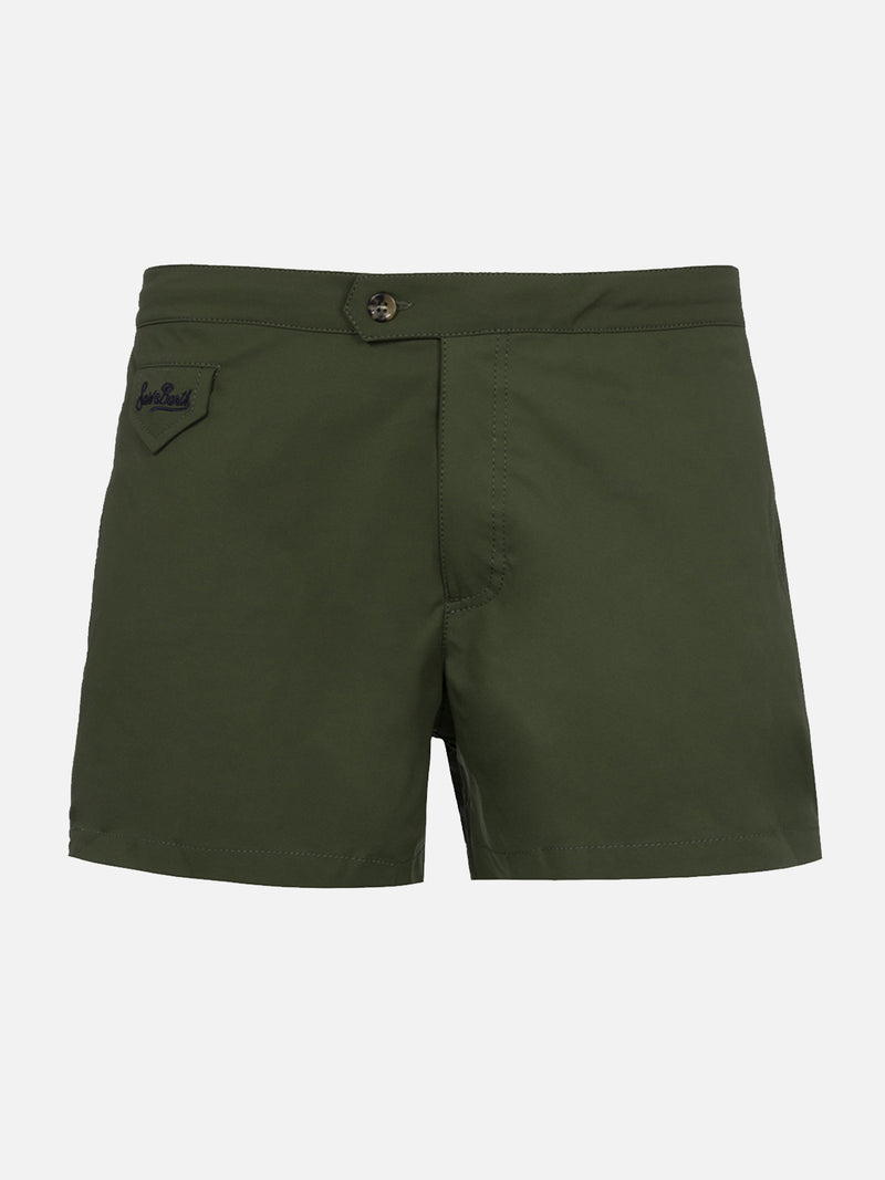 Pantaloncini da bagno uomo Harrys dal taglio aderente verde militare