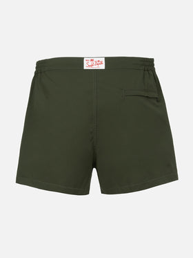 Man military green fitted cut swim shorts Harrys - MC2 Saint Barth