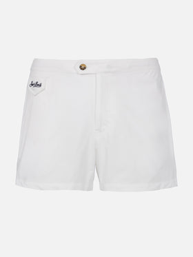 Harrys white fitted cut swim shorts - MC2 Saint Barth