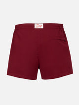 Pantaloncini da bagno uomo Harrys dal taglio aderente bordeaux