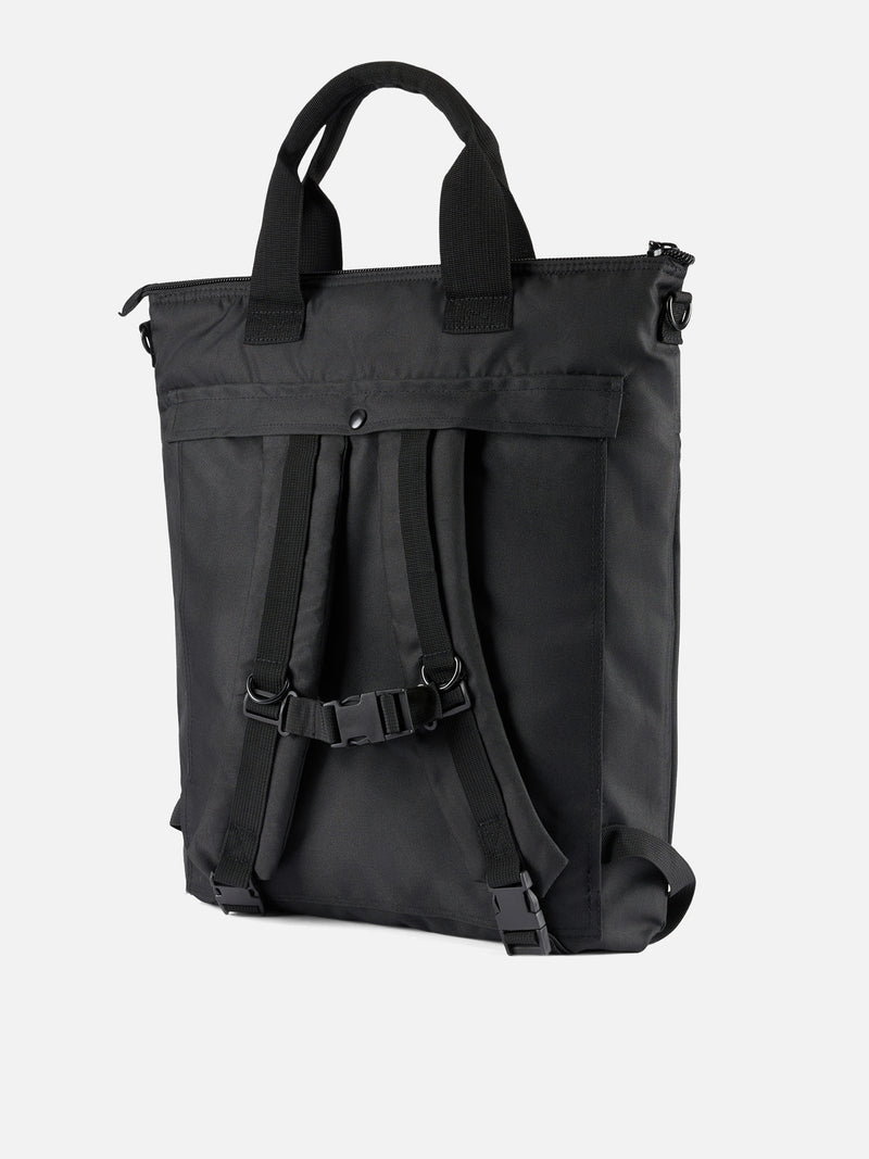 Canvas black backpack