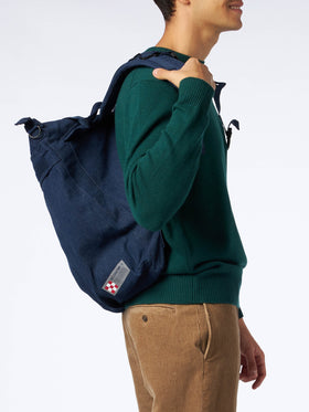 Denim canvas backpack Helmut - MC2 Saint Barth
