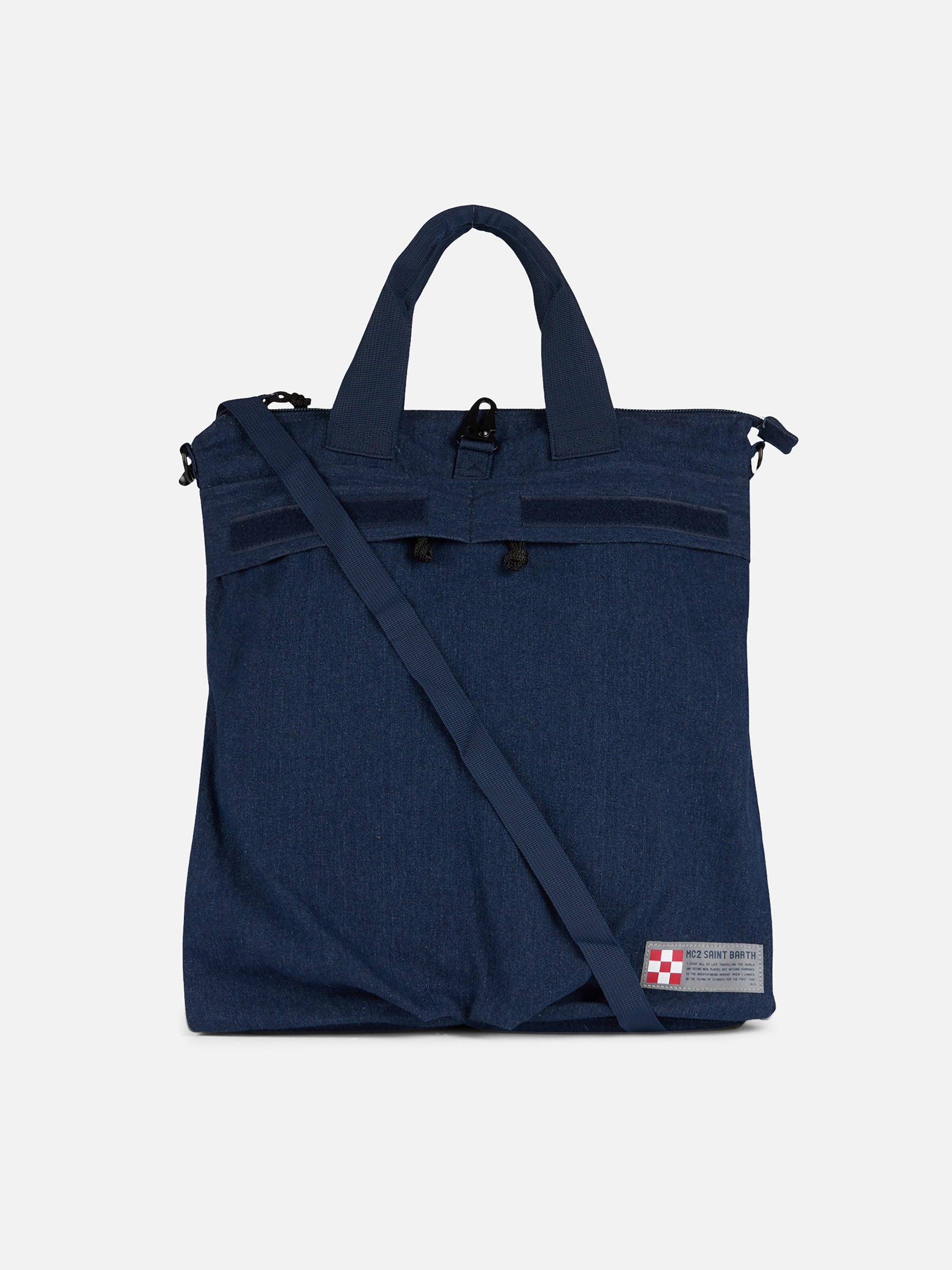 Denim canvas backpack Helmut - MC2 Saint Barth