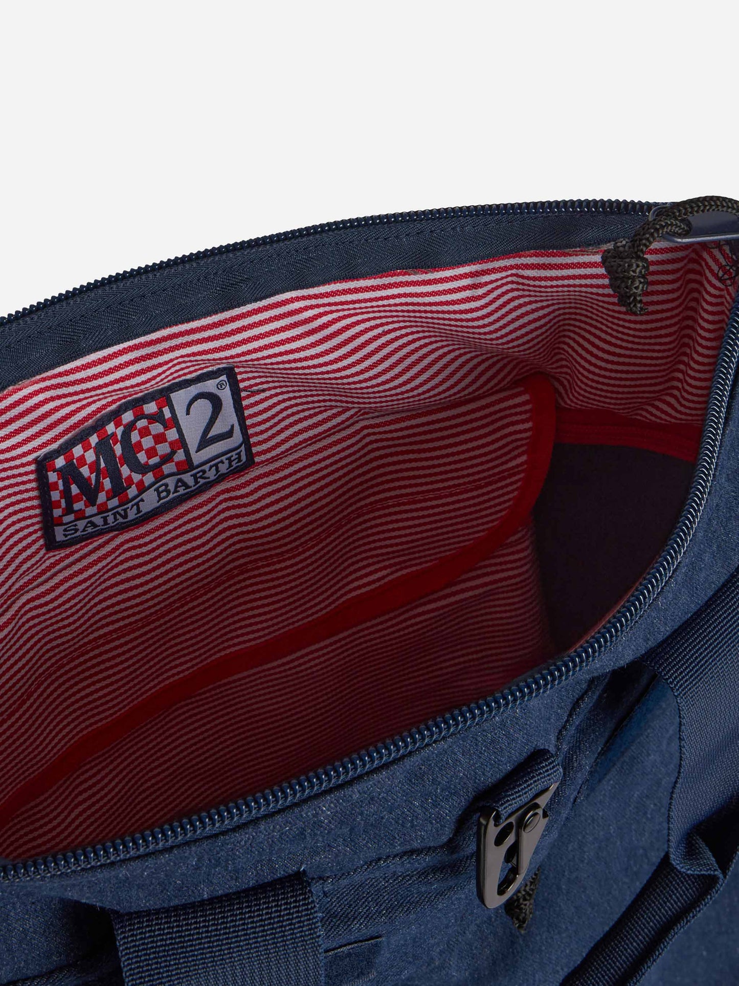 Denim canvas backpack Helmut - MC2 Saint Barth