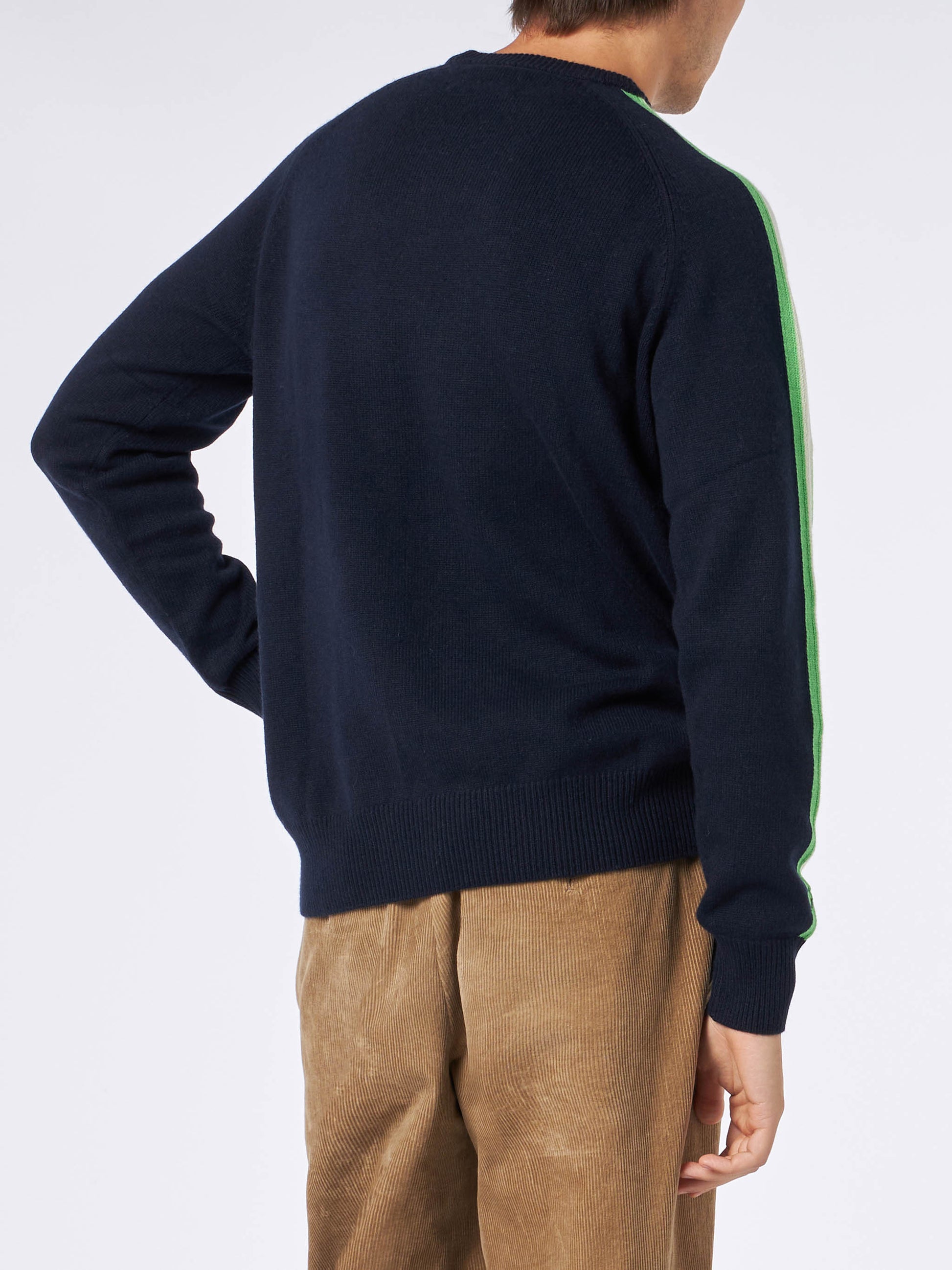 Man crewneck sweater with Bart Simpson jacquard | THE SIMPSONS SPECIAL EDITION - MC2 Saint Barth