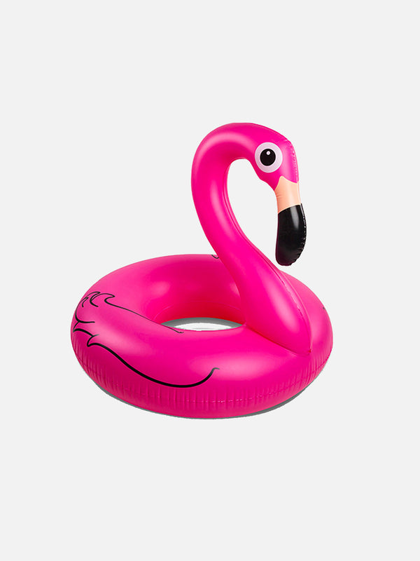 Rosafarbener aufblasbarer Flamingo-Schwimmer