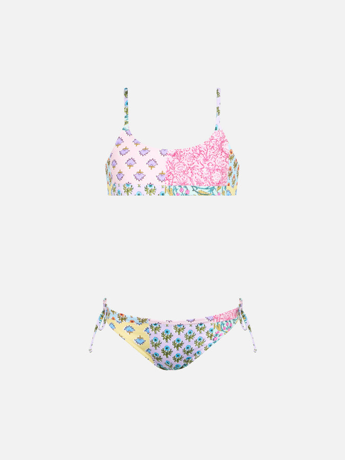 Mc2 Saint Barth Bikini a bralette a fiori da bambina Jaiden