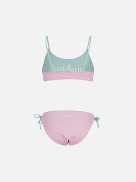 Girl double face bralette bikini Jaiden - MC2 Saint Barth