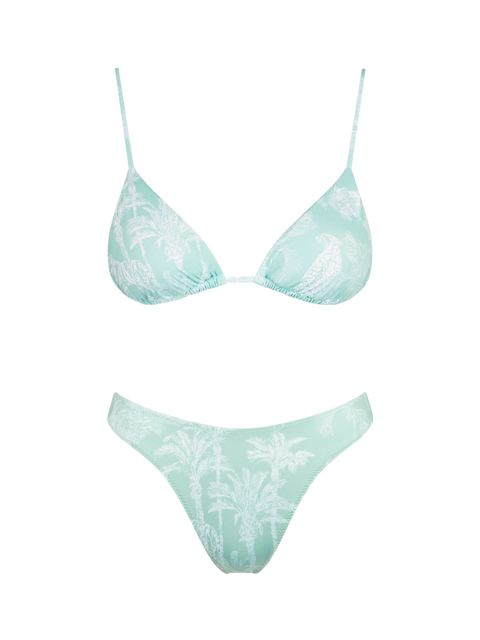 Woman triangle bikini with jungle print - MC2 Saint Barth