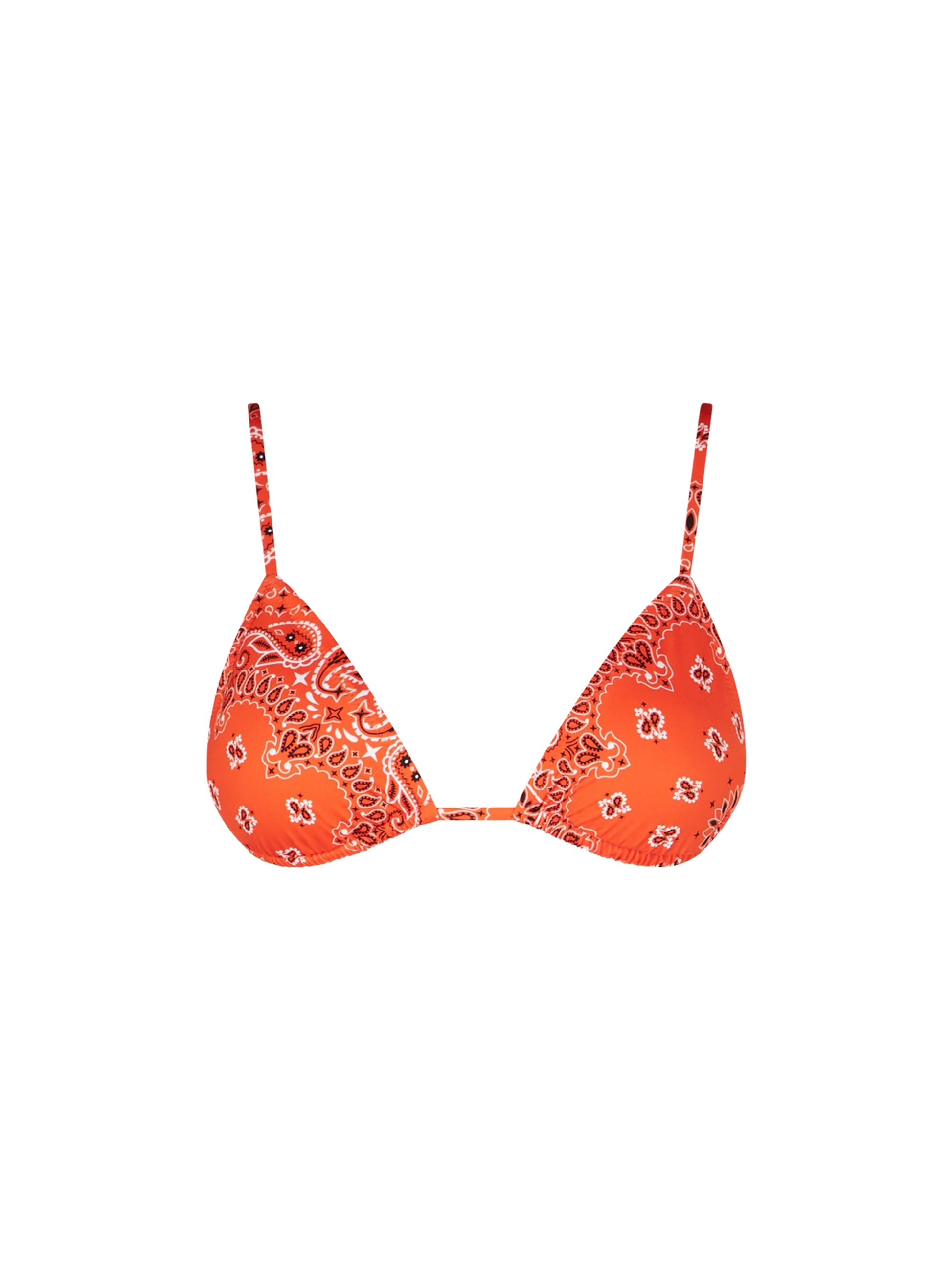 Woman orange triangle top - MC2 Saint Barth