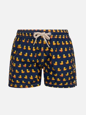 Jean Lighting lightweight fabric swim shorts with ducky print - MC2 Saint Barth