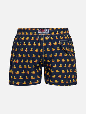Jean Lighting lightweight fabric swim shorts with ducky print - MC2 Saint Barth