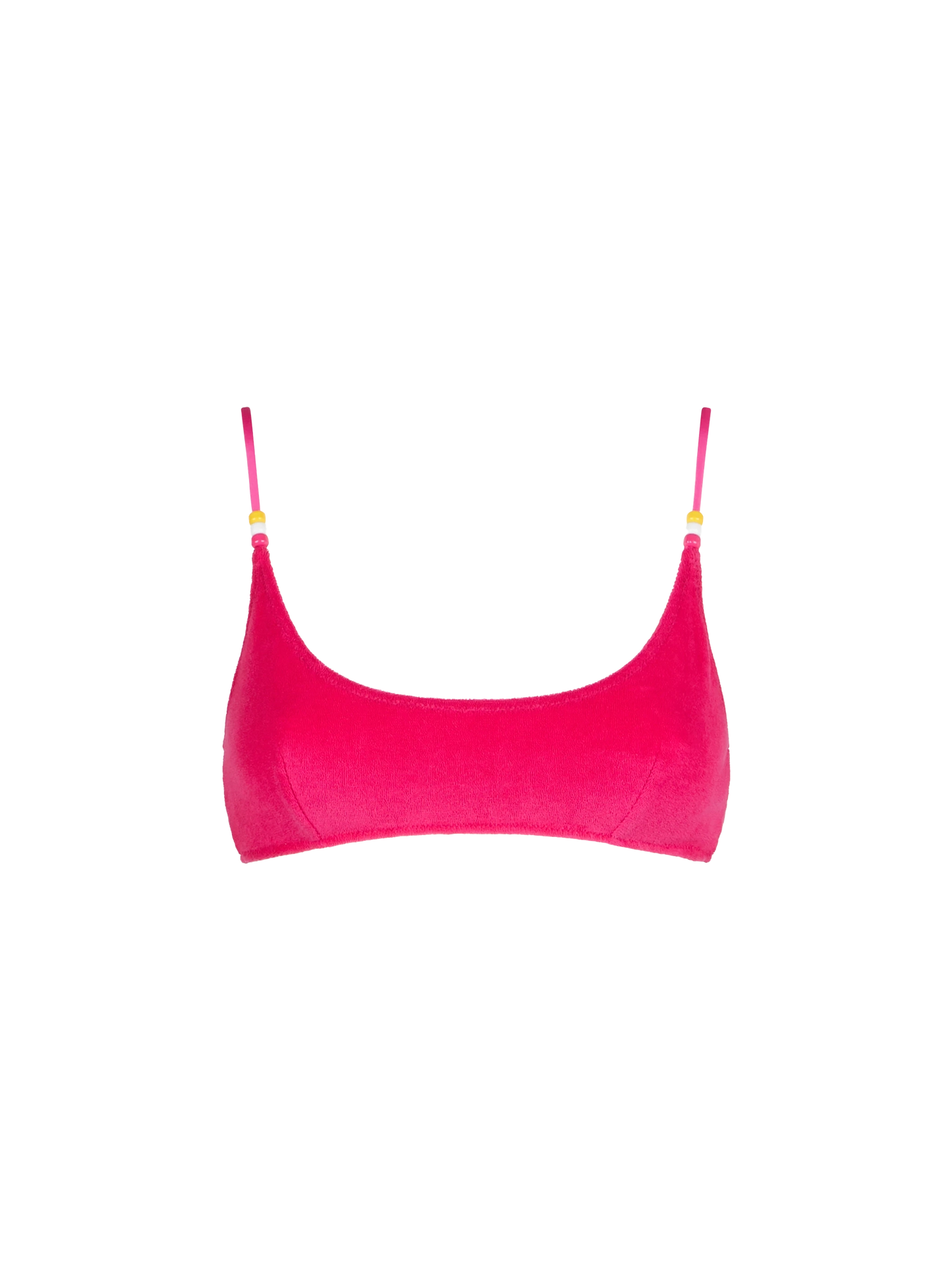 Woman fuchsia terry bralette swimsuit - MC2 Saint Barth