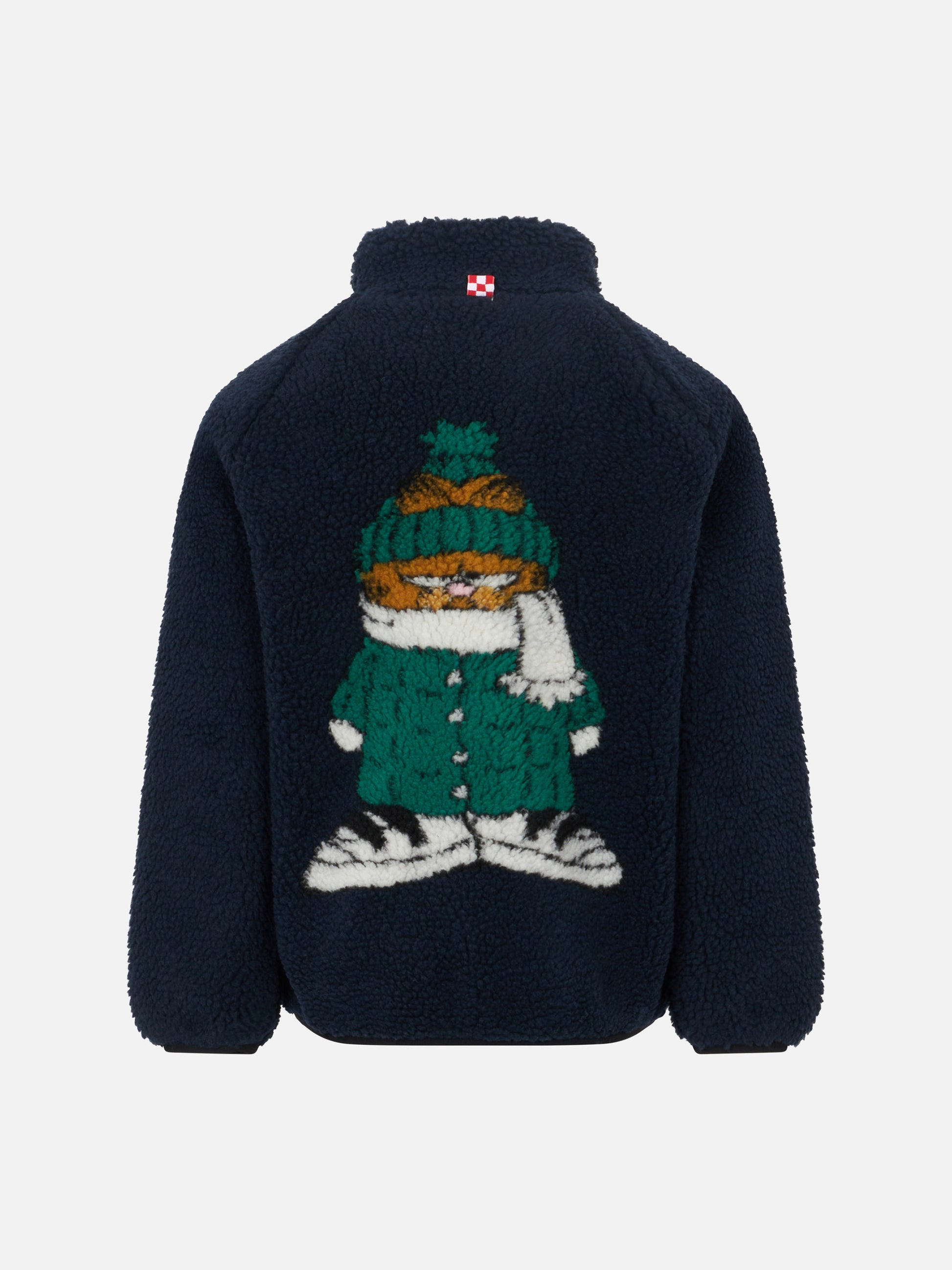 Boy sherpa jacket with Garfield print | GARFIELD SPECIAL EDITION - MC2 Saint Barth