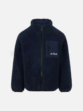 Boy sherpa jacket with Garfield print | GARFIELD SPECIAL EDITION - MC2 Saint Barth