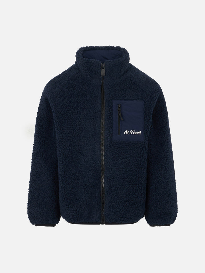 Boy sherpa jacket with Garfield print | GARFIELD SPECIAL EDITION - MC2 Saint Barth