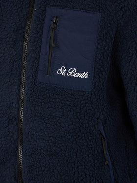 Boy sherpa jacket with Garfield print | GARFIELD SPECIAL EDITION - MC2 Saint Barth