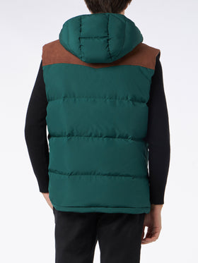 Man green down vest - MC2 Saint Barth