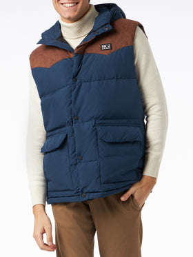 Man blue down vest - MC2 Saint Barth