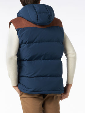Man blue down vest - MC2 Saint Barth