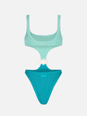 Woman crinkle cut out Laurel cut out one piece