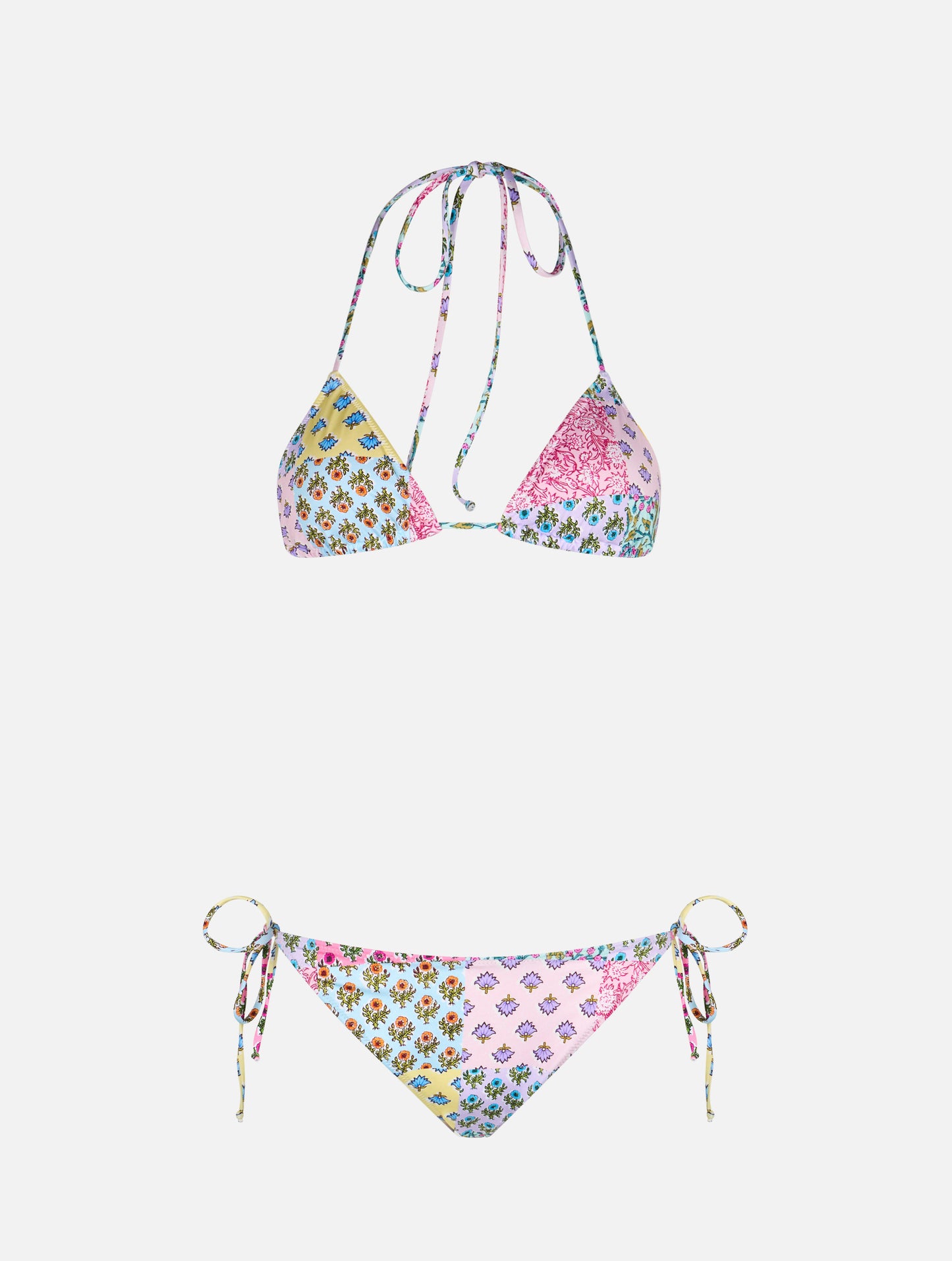 Damen-Triangel-Bikini Leah Virgo mit Radical Flower Patch 
