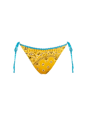 Woman swim briefs with bandanna print - MC2 Saint Barth