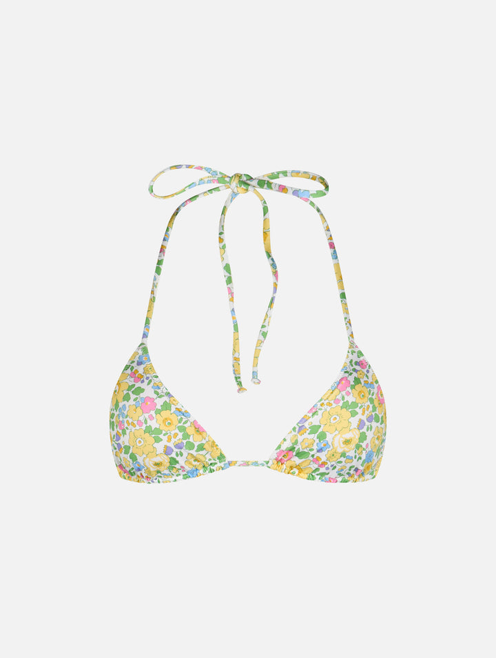 Haut de maillot triangle femme Betsy Leah | MADE WITH LIBERTY FABRIC 