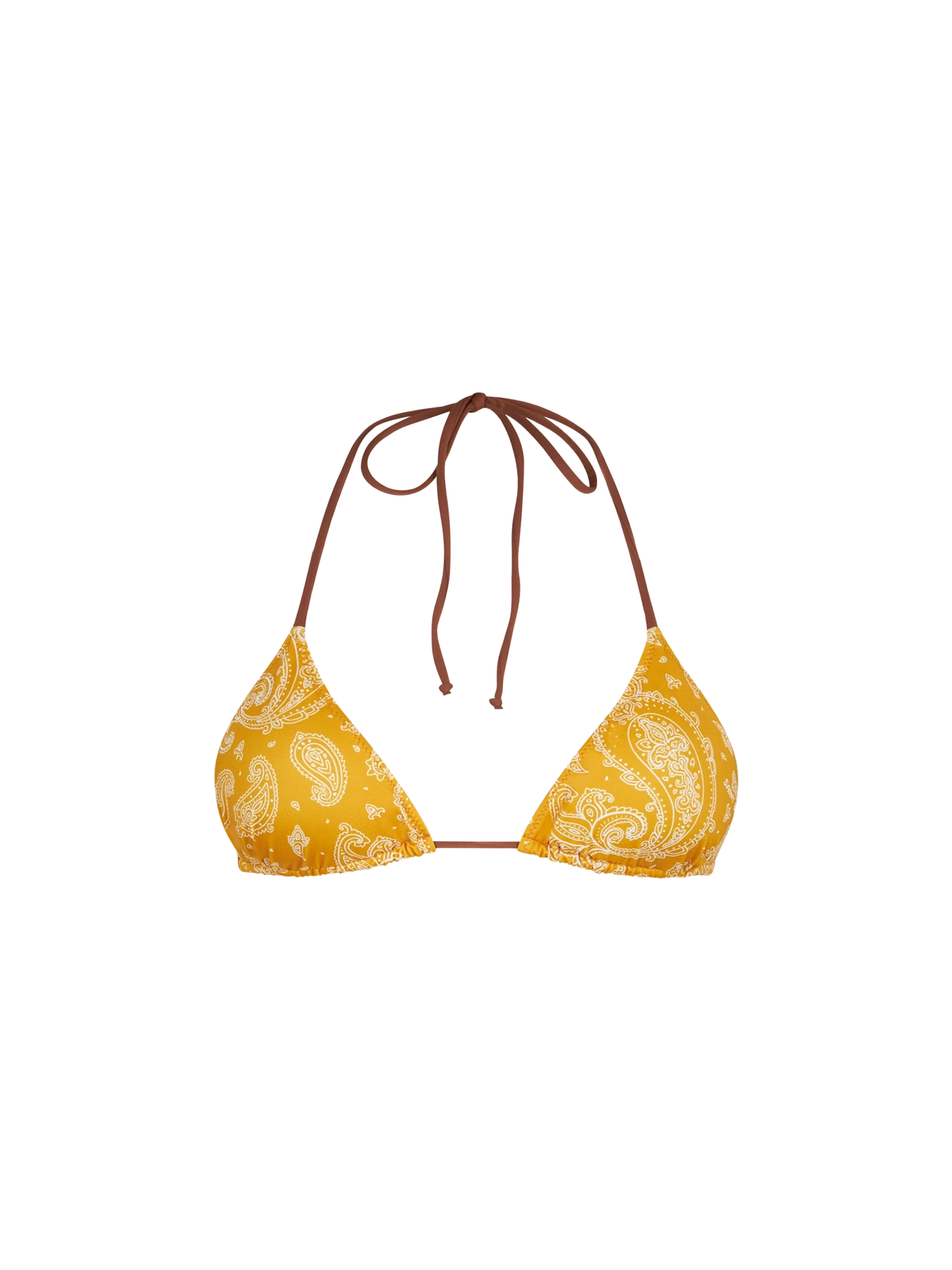 Woman triangle top swimsuit with paisley print - MC2 Saint Barth