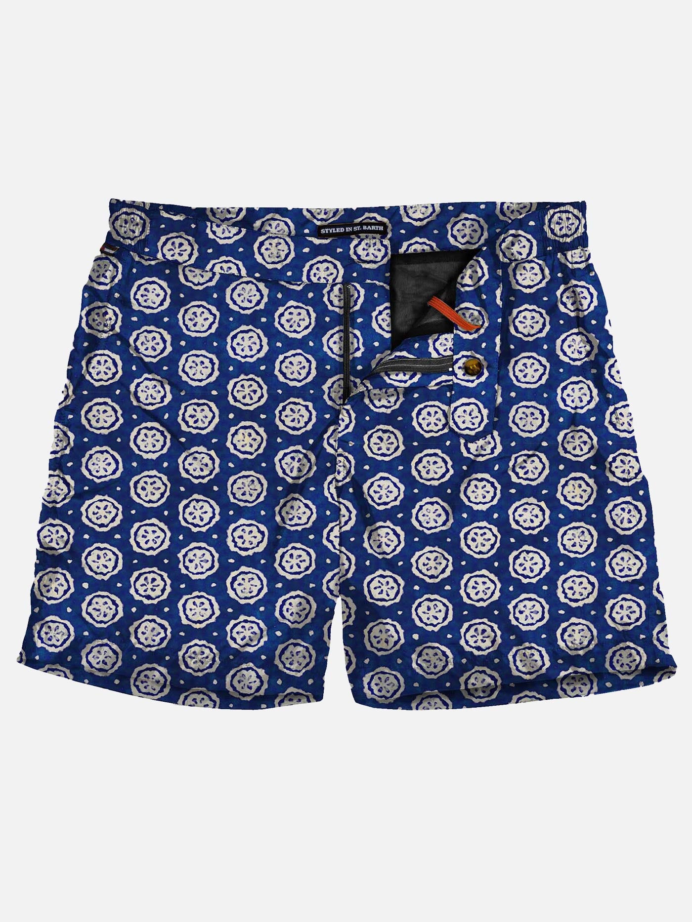 Short-length man swim shorts with dyed print - MC2 Saint Barth