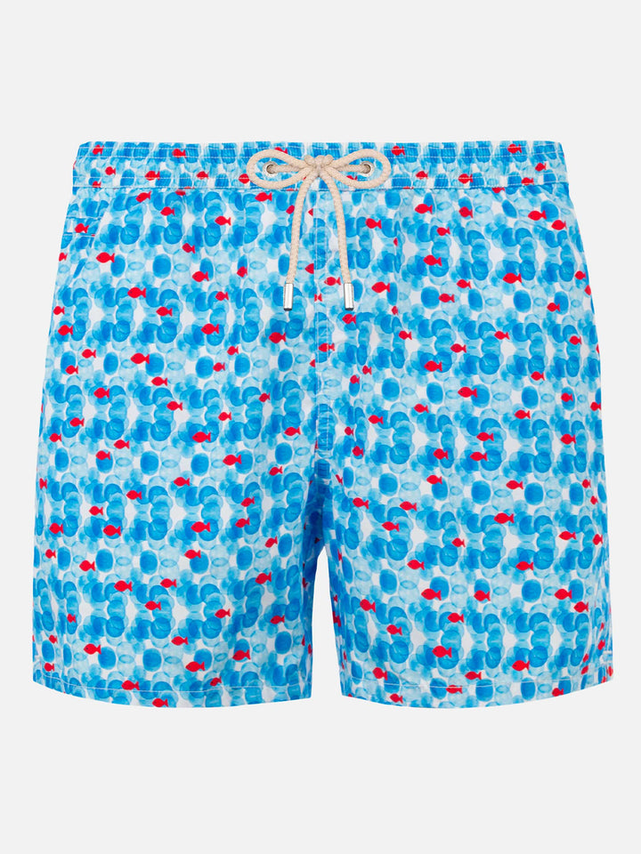 Man swim shorts with sea print - MC2 Saint Barth