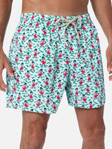 Man lightweight fabric swim-shorts Lighting Micro Fantasy with Scrooge print | DISNEY SPECIAL EDITION