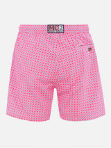 Herren-Badeshorts aus leichtem Stoff Lighting Micro Fantasy mit Krawatten-Print