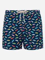 Light fabric man swim shorts Superga print | SUPERGA® SPECIAL EDITION